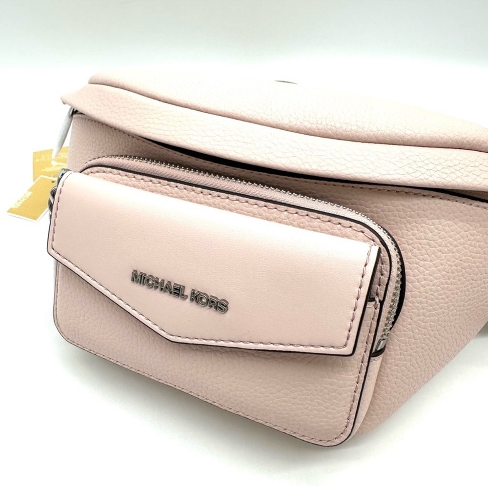 Michael Kors Maisie Large 2 in 1 Sling Pack Crossbody Bag Powder Blush (NWT) - Picture 7 of 12